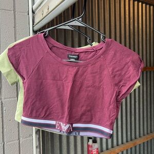 Burgundy Crop Top by [Brand]